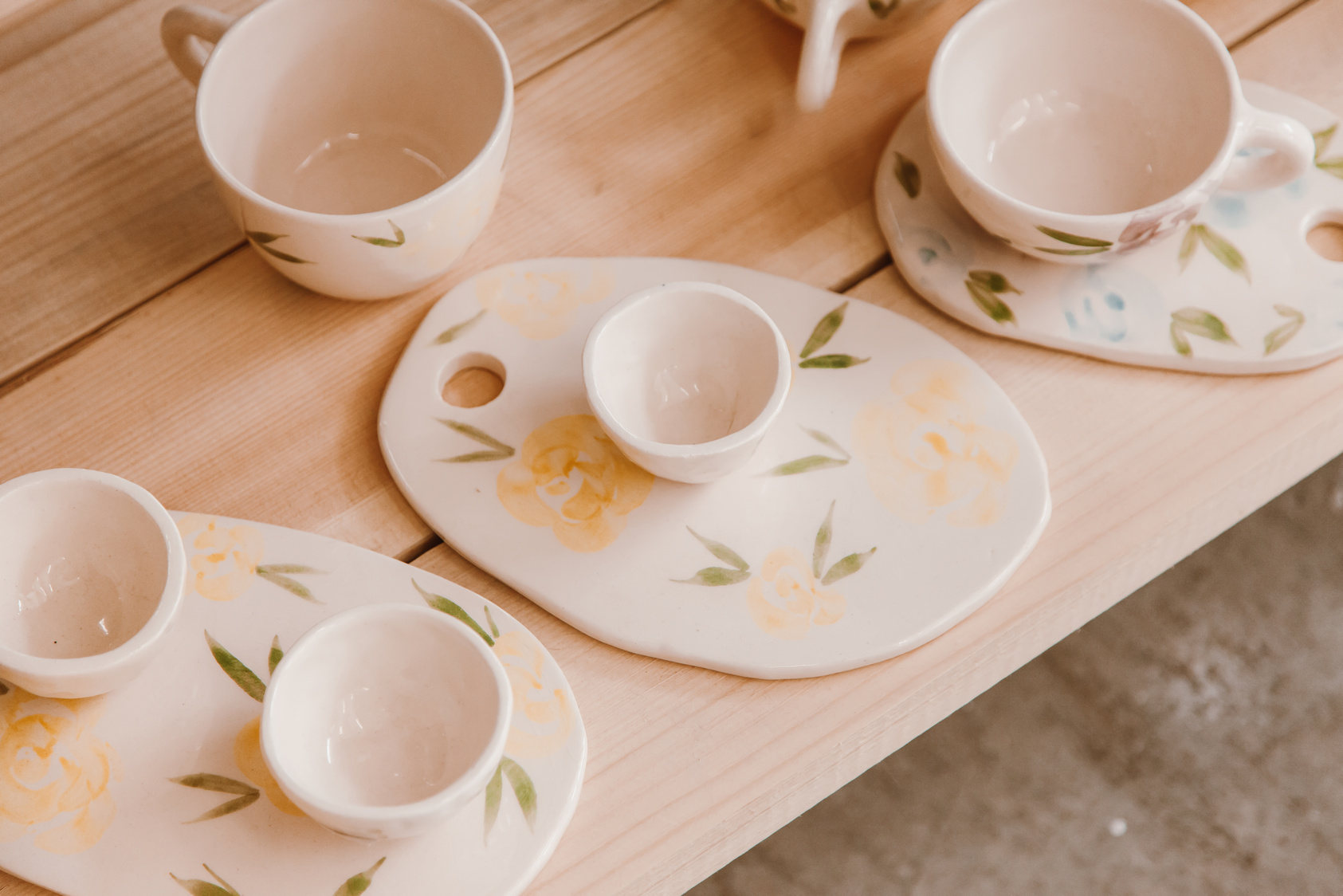 Small Bowls on a Table